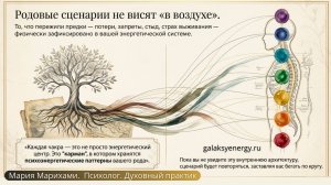 Родовые программы в чакрах + Кундалини. Отрывок семинара