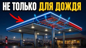 Зачем АЗС тратят миллионы на огромные навесы