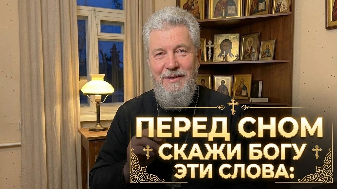 Перед сном скажи Богу эти слова: