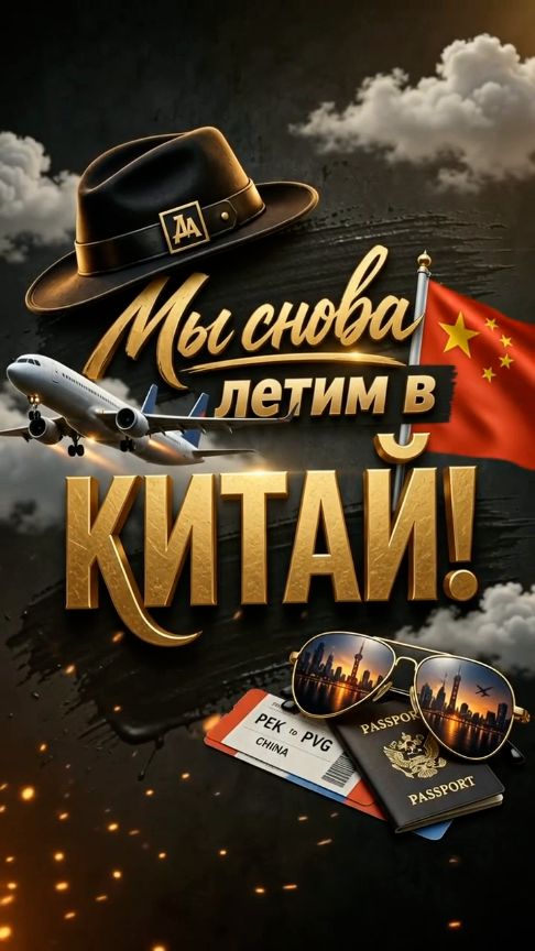 Мы снова летим в Китай!