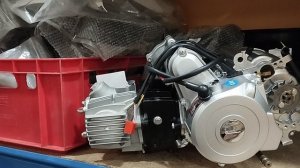 Двигатель 110 кубов для квадроцикла,снегохода  с полуавтоматической коробкой .