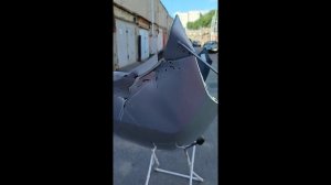 Бампер Mitsubishi Padgero Sport. Ремонт