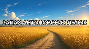 Запах антоновских яблок