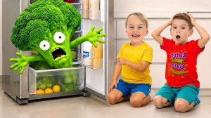 Майк и Саша в приключениях в гигантском холодильнике!