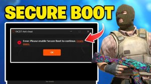 Как включить Security Boot Faceit Anticheat.