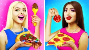 ПРОБУЕМ ВИРУСНЫЕ ЛАЙФХАКИ С ЕДОЙ ИЗ TIKTOK! Бесценные секреты для родителей
