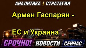 Армен Гаспарян ЕС и Украина