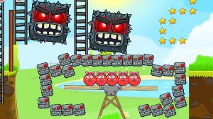 Красный Шар - мод на 1000 квадратов на уровне ! Игра Red Ball 4 mod 100 square шарик от Спуди