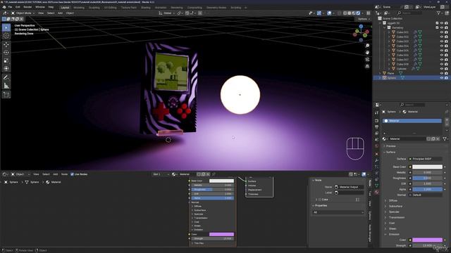 Blender Spiegato Facile E In Italiano! Aggiornato 67 - Materiali Emissivi-emission Shaders