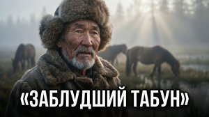 Заблудший табун | Пастух Батыр в густом тумане спасает табун якутских лошадей от гибели в болотах