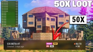 50X Loot server 😱 Oxide survival island | оксайд
