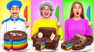 Кулинарный Челлендж# Я против Бабушки # Эпичная Битва с Едой