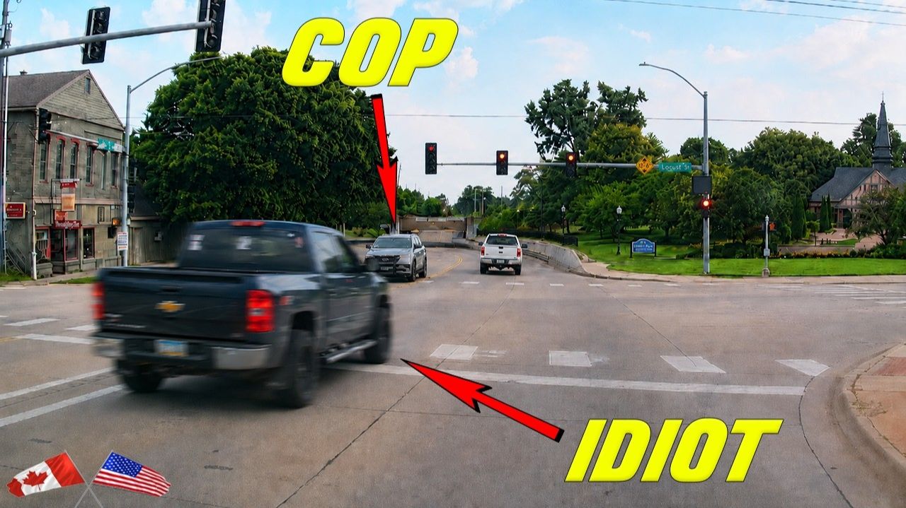 🚦 Нетерпеливый водитель проехал на красный в САМЫЙ неподходящий момент! ДТП и Аварии