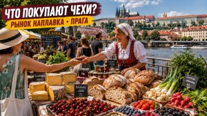 ⭐ Рынок Наплавка в Праге 🇨🇿 Что покупают местные на знаменитом фермерском рынке | 4K