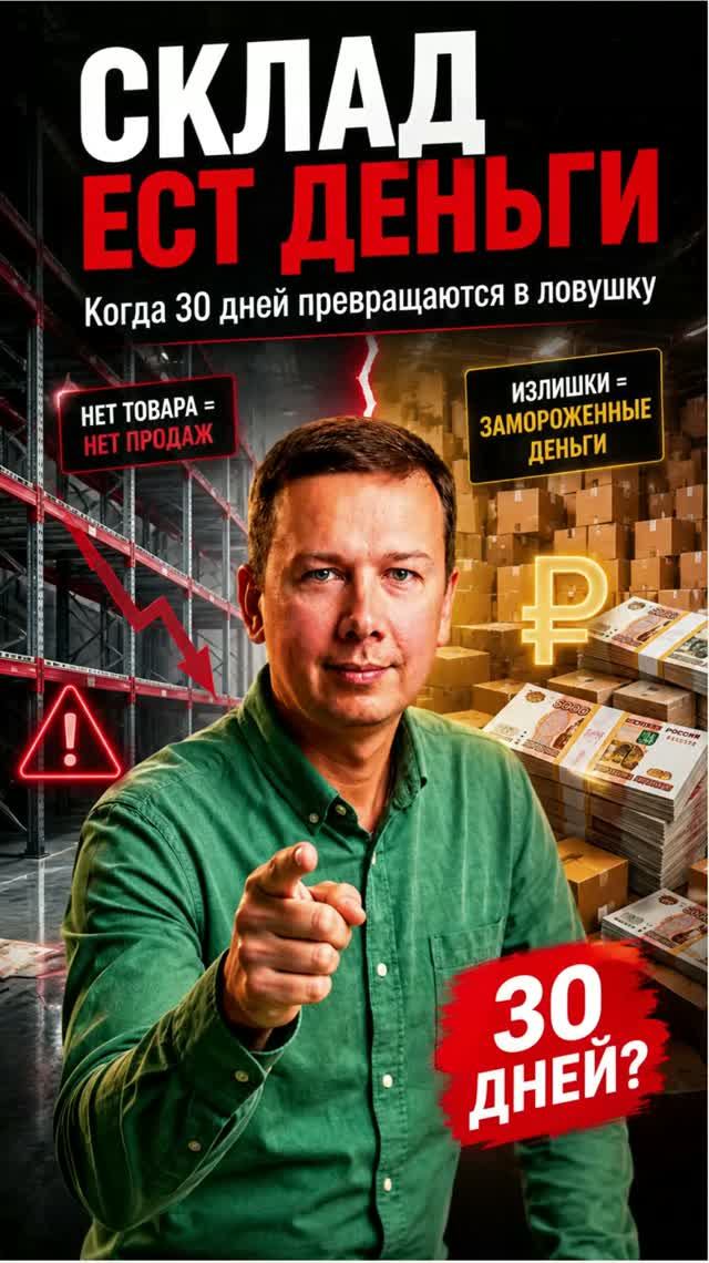 Склад ест деньги Когда 30 дней превращаются в ловушку