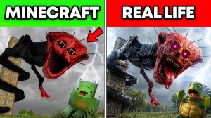 Безумные проклятые мобы из Minecraft против реальной жизни (слишком реалистично)