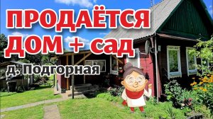 Минская область. ДОМ с ШИКАРНЫМ САДОМ в тихой деревне