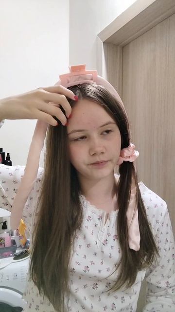 Укладка на бигуди 1 часть