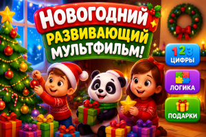 Новогодний развивающий мультфильм