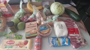 Меню на неделю + Большая закупка продуктов