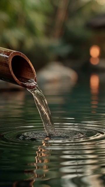 Музыка для сна 🌿 Бамбуковый фонтан, журчание воды и пение птиц