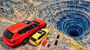 🔥 Большие и маленькие машины против Leap OF DEATH. Экстремальные аварии и разрушения🔥