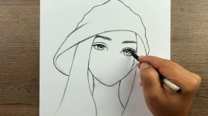 Как легко нарисовать красивую девушку карандашом, шаг за шагом