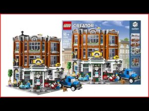 Скоростная сборка набора LEGO Creator 10264 Угловой гараж