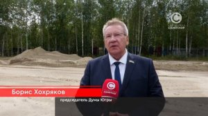 Борис Хохряков посетил территорию в 6 микрорайоне, которая в будущем станет уютным местом для отдыха