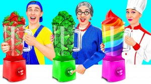 Кулинарный Челлендж# Я против Бабушки # Смешные ситуации с едой от Fun Challenge