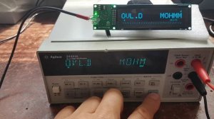 OLED для HP34401A часть2