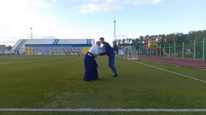 Тренировка на стадионе «Старт» Дзëдори