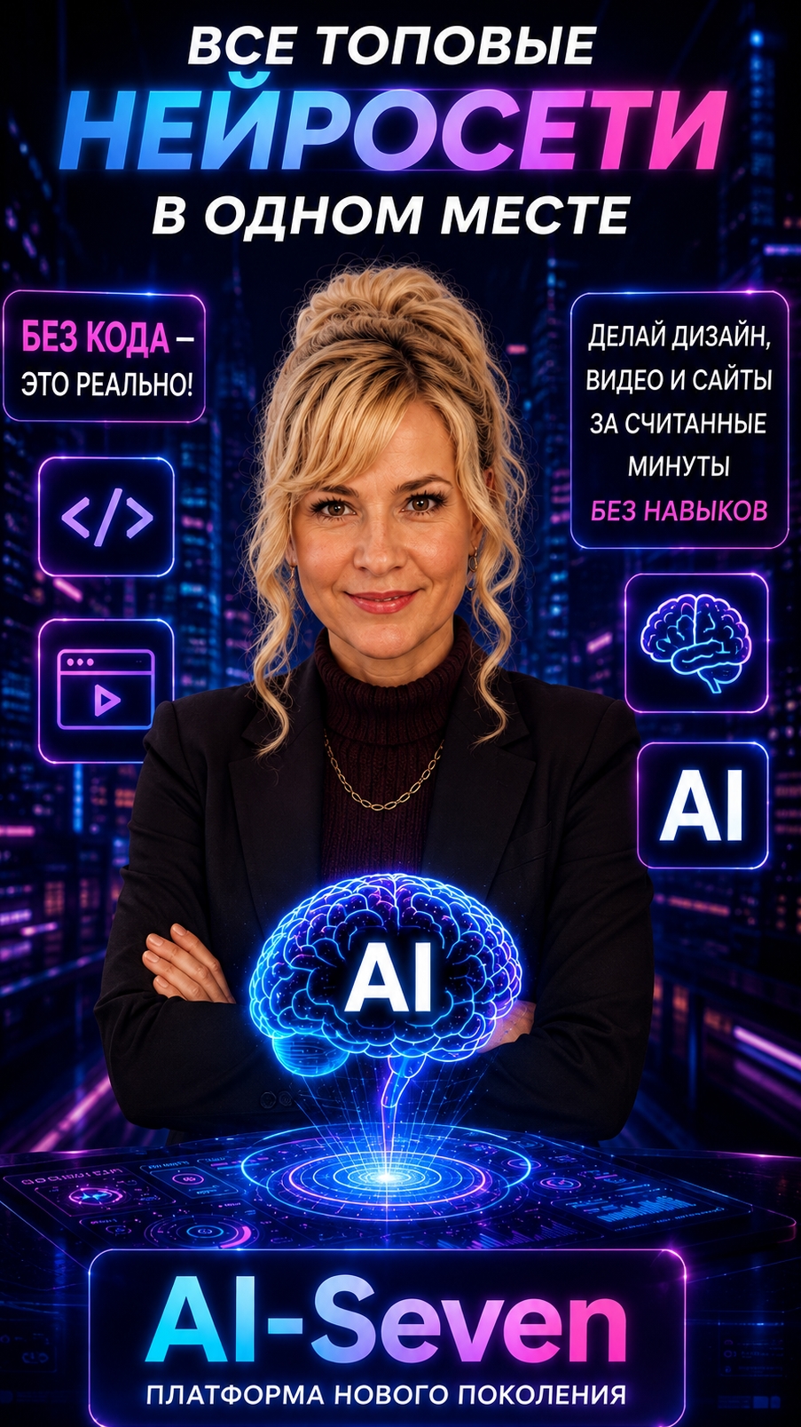 AISeven I Нейросети I Создание каруселей