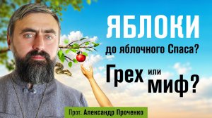 Можно ли есть яблоки до Яблочного Спаса? Грех или миф? (прот. Александр Проченко) @р_и_с