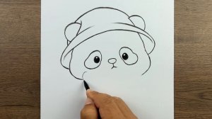 Как легко нарисовать милую панду карандашом — пошаговый урок для начинающих