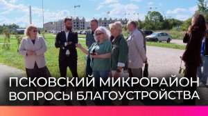 Представители штаба общественной поддержки «Единой России» сегодня работали в Псковском микрорайоне