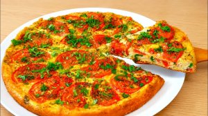 ПИЦЦА из Кабачков👍ВКУСНО, ПРОСТО и БЕЗ СЫРА! Буду Готовить Каждый ДЕНЬ! Рецепт на Сковороде!