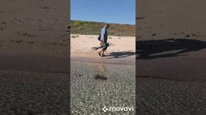 Западный Крым.Черноморское.Песчаный пляж село Знаменское.