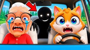 СТАЛКЕР ГРЭННИ ПРЕСЛЕДУЕТ НАС В ПОЕЗДКЕ! (Я КОТ VR)
