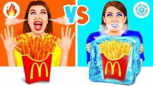 Холодная или Горячая Еда Челлендж от Fun Challenge