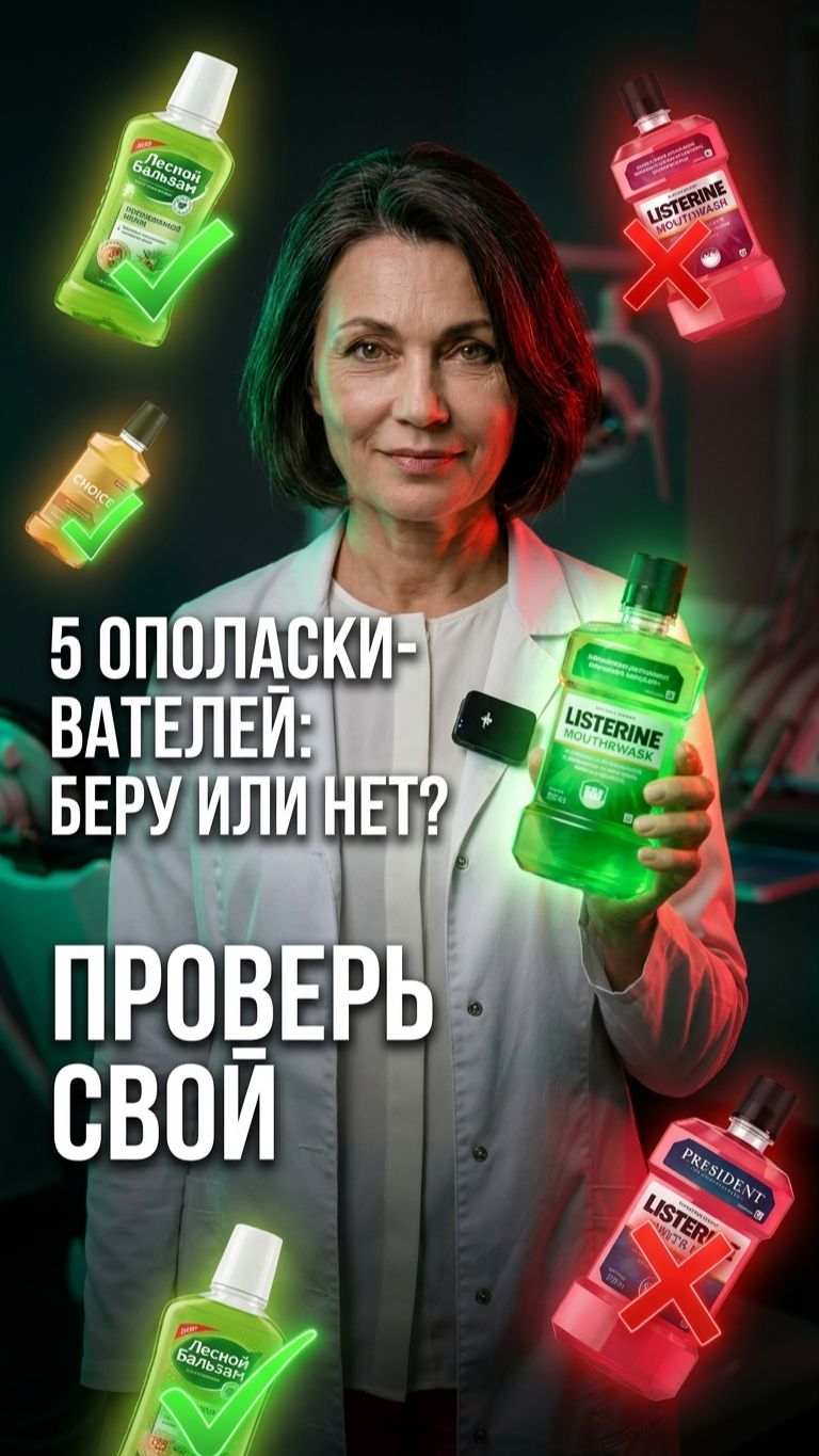 🪥 Ополаскиватель для рта — какой брать?