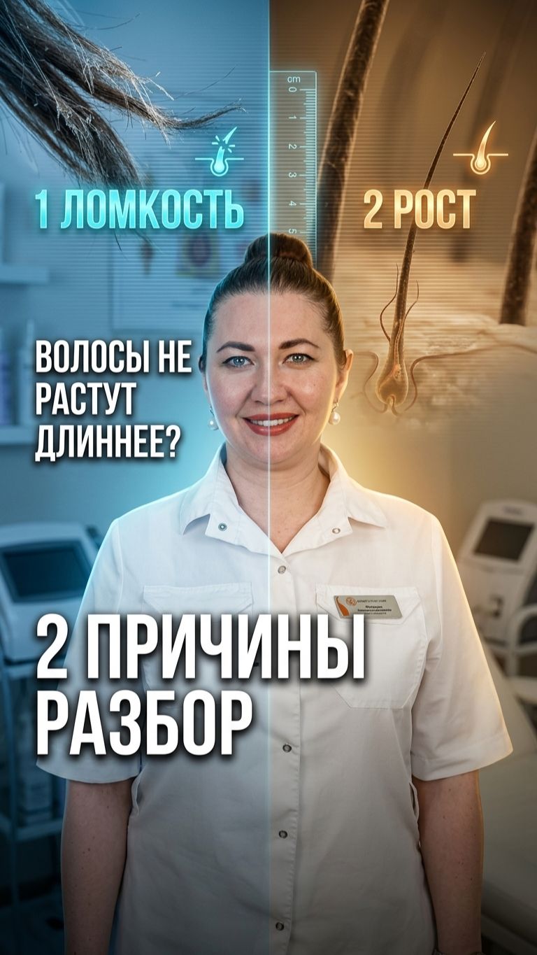 Волосы не растут дальше одной длины? 📏