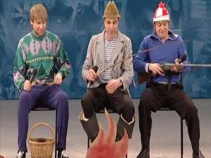 Уральские пельмени.Охотник,рыбак и грибник.