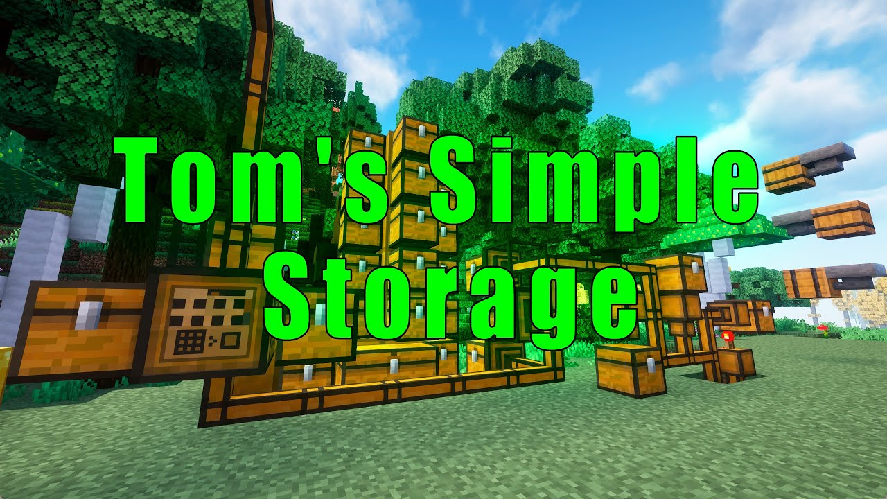 Гайд по моду Tom's Simple Storage | #minecraft #mod #guide #storage