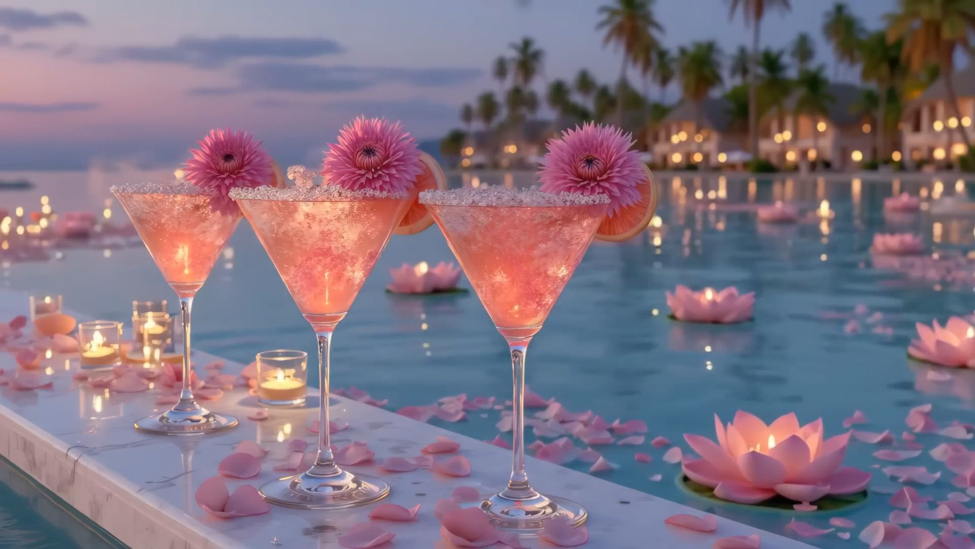 ВЕЧЕРНИЙ ДЖАЗ У БАССЕЙНА И МОРЯ 🌸🍸 СПОКОЙНАЯ МУЗЫКА ДЛЯ ОТДЫХА