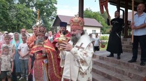 Архиерейское богослужение в день памяти великомученика и целителя Пантелеимона в поселке Тимирязева