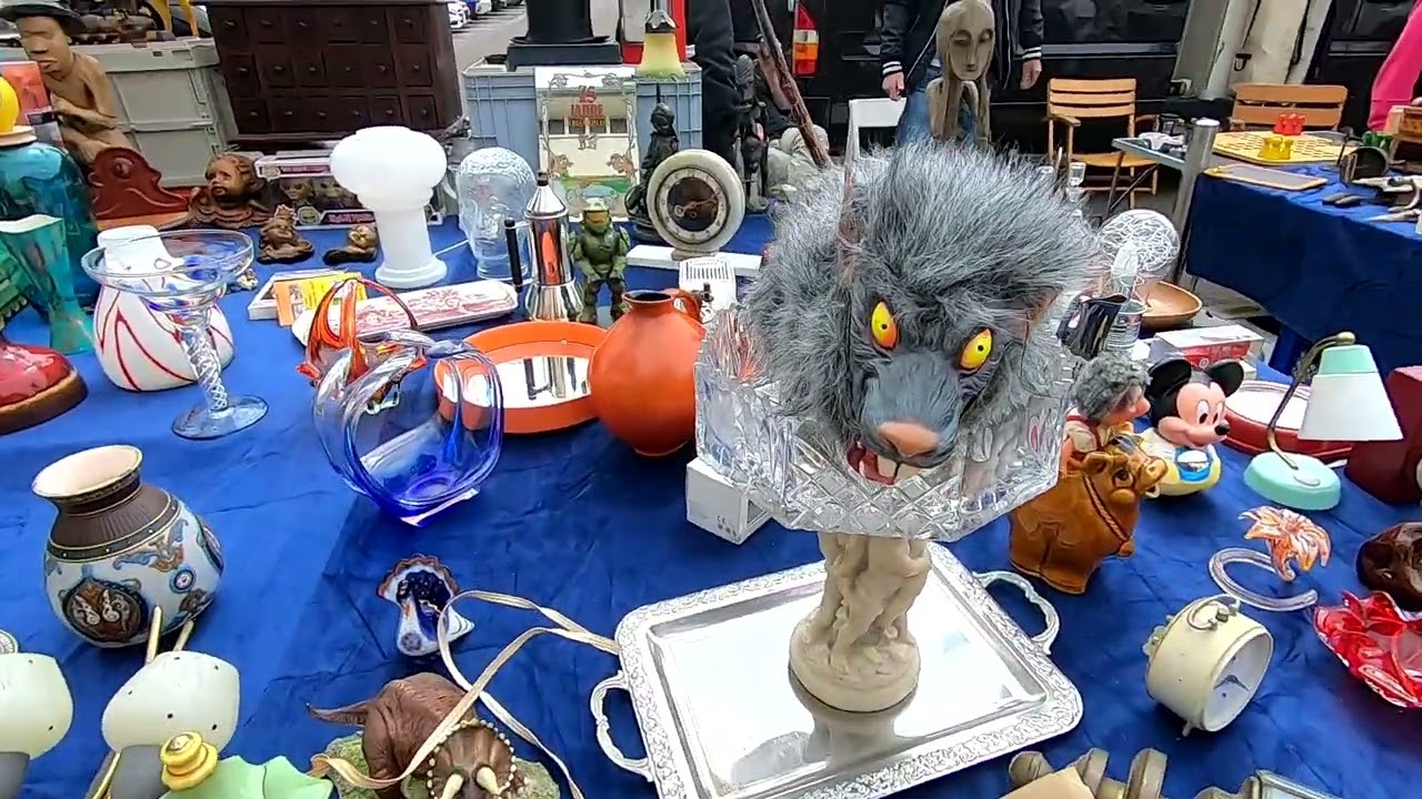 БАРАХОЛКА в ГЕРМАНИИ (flohmarkt). Блошиный рынок в Саарлуисе (Саар).  #барахолка