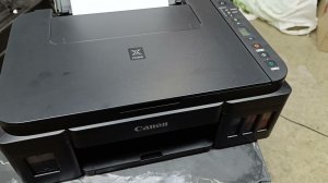 Canon G3415 проверяем в каком состоянии печатающие головки