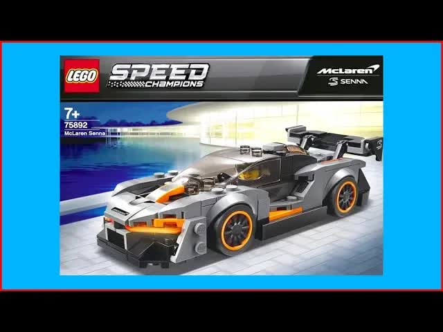 LEGO Speed Champions 75892 McLaren Senna — сборка модели