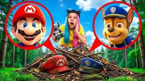 😱 ДРОН СНЯЛ ПРОПАВШИХ MARIO И ЩЕНЯЧИЙ ПАТРУЛЬ!! 🛸🚨 Погоня в Реальной Жизни! 🔥 БЕГИ!
